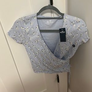 BRAND NEW floral baby criss-cross tee